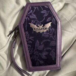 Killstar Purple Coffin Clutch